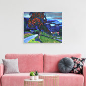 Kandinsky - herfst in Murnau Canvas Afdruk (Insitu (Woonkamer))