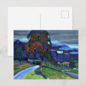 Kandinsky - herfst in Murnau Feestdagenkaart (Voorkant / Achterkant)