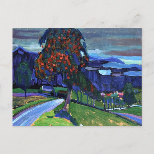 Kandinsky - herfst in Murnau Feestdagenkaart (Voorkant)