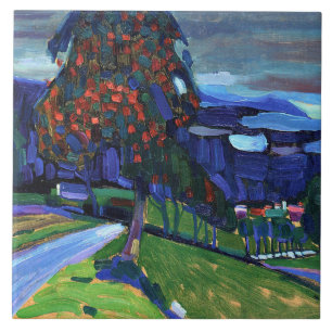 Kandinsky - herfst in Murnau Tegeltje