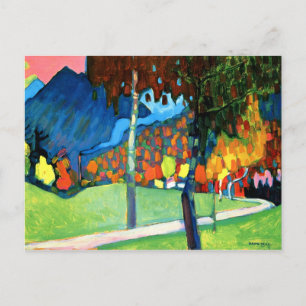 Kandinsky - Herfststudie in Oberau Postercard Briefkaart