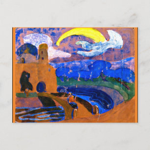 Kandinsky - Het Comet, kleurrijk abstract schilder Briefkaart