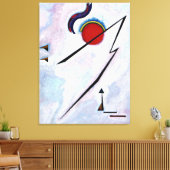 Kandinsky - Hoekige Lijn Canvas Afdruk (Insitu (Woonkamer))