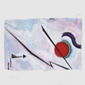 Kandinsky - Hoekige Lijn Golfhanddoek (Horizontaal)