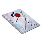 Kandinsky - Hoekige Lijn Notitieboek (Rechterzijde)