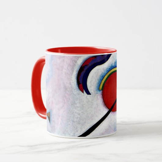 Kandinsky - Hoeklijn Mok (Voorkant links)