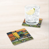 Kandinsky - Houses in München, Kartonnen Onderzetters (Insitu)