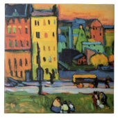 Kandinsky - Houses in München, Tegeltje (Voorkant)