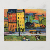 Kandinsky - Huizen in München Ansichtkaart Briefkaart (Voorkant)