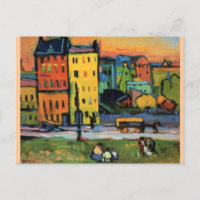 Kandinsky - Huizen in München