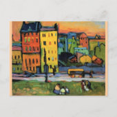 Kandinsky - Huizen in München Briefkaart (Voorkant)