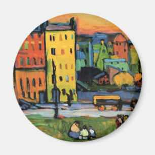 Kandinsky - Huizen in München, Magneet