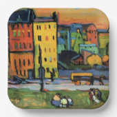 Kandinsky - Huizen in München, Papieren Bordje (Voorkant)