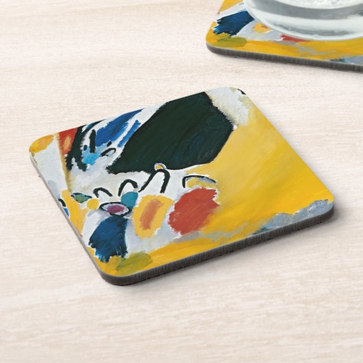Kandinsky Impression III Concert Abstract schilder Bier Onderzetter (Linkerzijde)