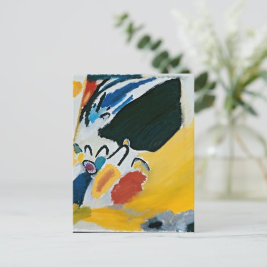 Kandinsky Impression III Concert Abstract schilder Briefkaart (Staand voorkant)