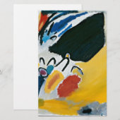 Kandinsky Impression III Concert Abstract schilder Briefpapier (Voorkant / Achterkant)