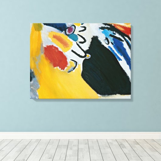 Kandinsky Impression III Concert Abstract schilder Canvas Afdruk (Insitu (Houten vloer))