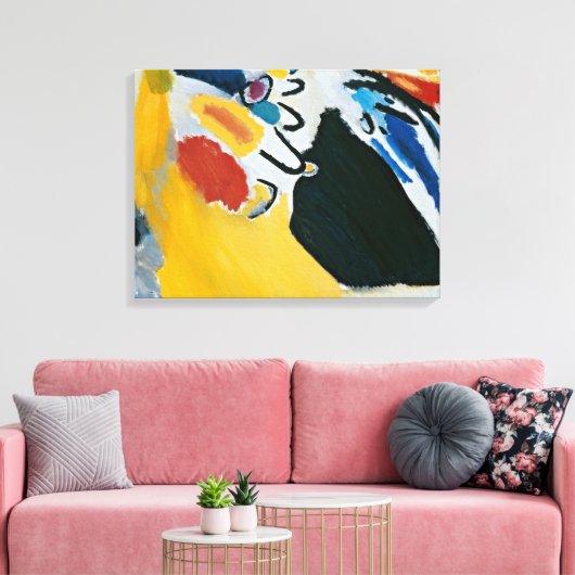 Kandinsky Impression III Concert Abstract schilder Canvas Afdruk (Insitu (Woonkamer))