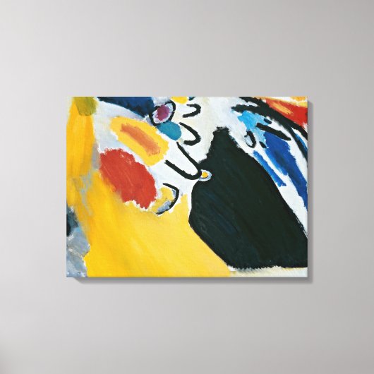 Kandinsky Impression III Concert Abstract schilder Canvas Afdruk (Voorkant)
