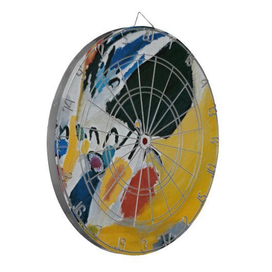 Kandinsky Impression III Concert Abstract schilder Dartbord (Voorkant Links)