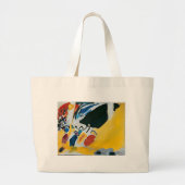 Kandinsky Impression III Concert Abstract schilder Grote Tote Bag (Voorkant)