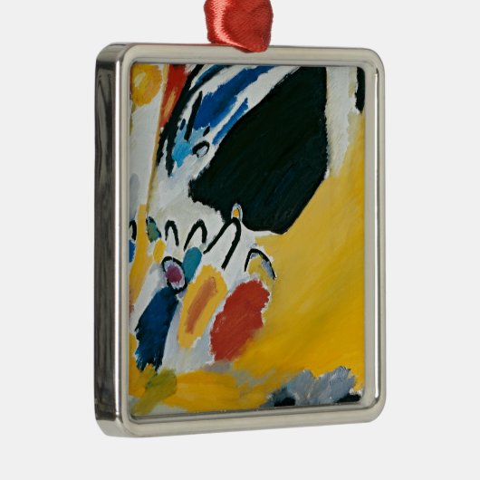 Kandinsky Impression III Concert Abstract schilder Metalen Ornament (Rechts)