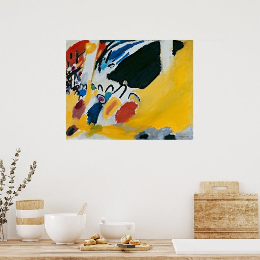 Kandinsky Impression III Concert Abstract schilder Poster (Keuken)
