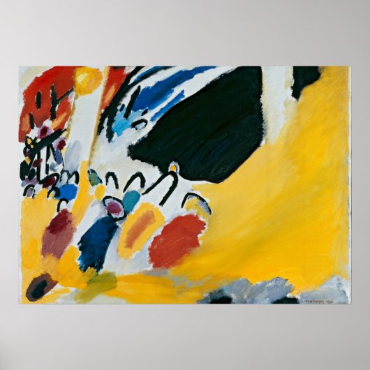 Kandinsky Impression III Concert Abstract schilder Poster (Voorkant)