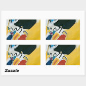 Kandinsky Impression III Concert Abstract schilder Rechthoekige Sticker (Vel)