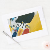 Kandinsky Impression III Concert Abstract schilder Rechthoekige Sticker (Envelop)