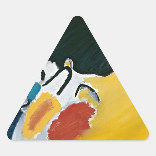 Kandinsky Impression III Concert Abstract schilder Sticker (Voorkant)