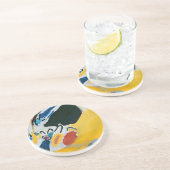 Kandinsky Impression III Concert Abstract schilder Zandsteen Onderzetter (Zijkant)