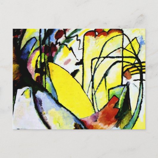 Kandinsky - Improvisatie 10 Briefkaart (Voorkant)