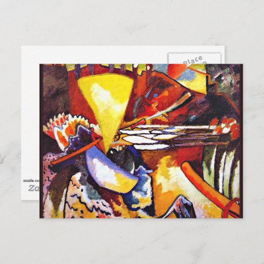 Kandinsky - Improvisatie 11, abstracte kunst Briefkaart (Voorkant / Achterkant)