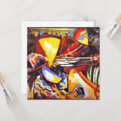Kandinsky - Improvisatie 11, abstracte kunst Kaart (Voorkant / Achterkant in situ)