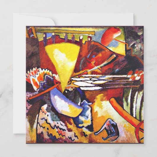 Kandinsky - Improvisatie 11, abstracte kunst Kaart (Voorkant)