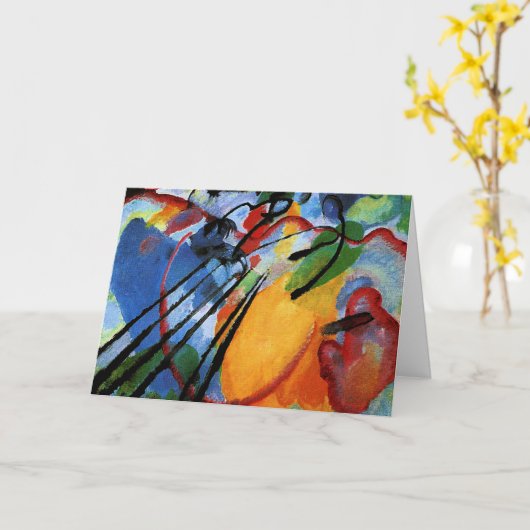 Kandinsky - Improvisatie 26, Kaart (Gele Bloem)