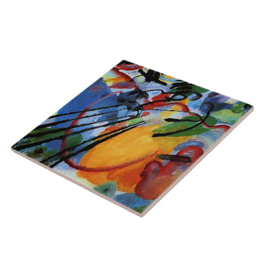 Kandinsky - Improvisatie 26, Tegeltje (Zijkant)