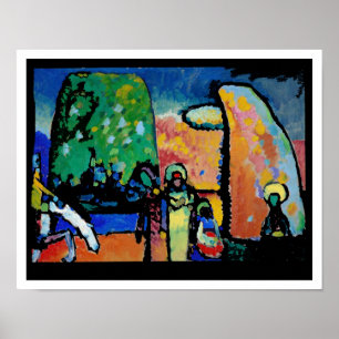 Kandinsky, improvisatie 2, beeldende kunst, poster
