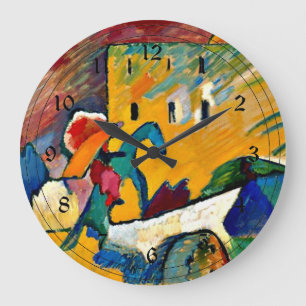 Kandinsky: Improvisatie 3, landschapsschilderij Grote Klok