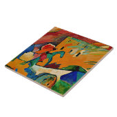 Kandinsky - Improvisatie 3, Tegeltje (Zijkant)
