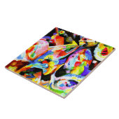 Kandinsky - Improvisatie tegen overstromingen Tegeltje (Zijkant)