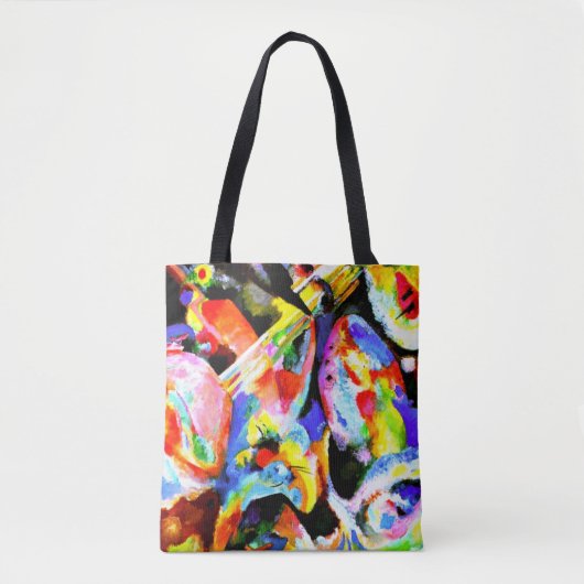 Kandinsky - Improvisatie van overstromingen Tote Bag (Voorkant)