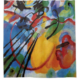 Kandinsky - Improvisation 26 (Rowing) Douchegordijn
