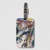 Kandinsky - Improvisation 28, Bagagelabel (Voorkant (verticaal))