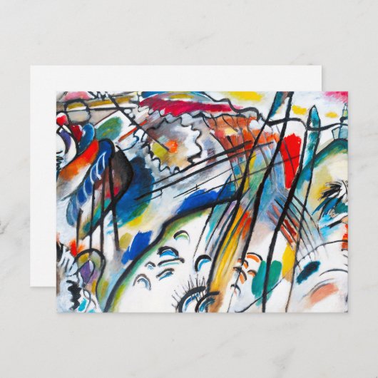 Kandinsky Improvisation 28 Briefkaart (Voorkant / Achterkant)