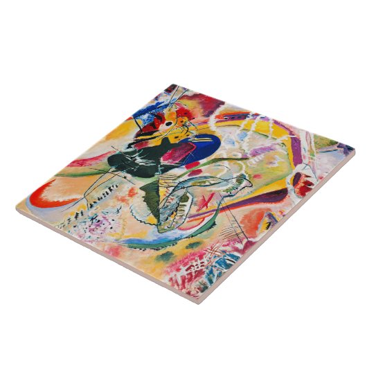 Kandinsky - Improvisation 35, Tegeltje (Zijkant)