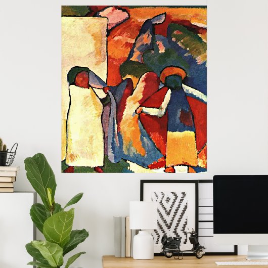 Kandinsky - Improvisation 6, (Afrikaans), Poster (Thuiskantoor)