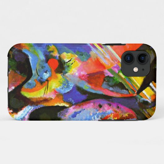 Kandinsky - Improvisation Deluge Case-Mate iPhone Case (Achterkant (horizontaal))