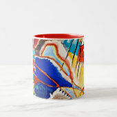 Kandinsky - Improvisation No. 30, Tweekleurige Koffiemok (Center)